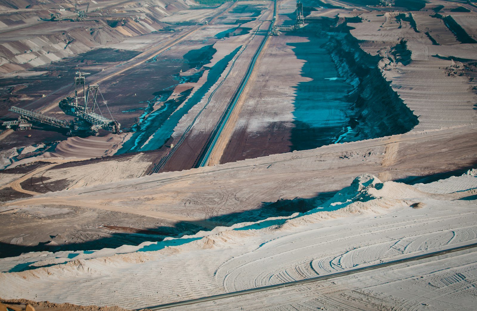 Open cast coal mine in Eastern India
